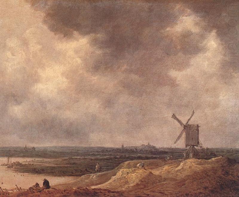Windmill by a River fg, GOYEN, Jan van